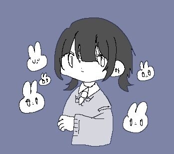 アイコン作成します 可愛いアイコン描きます。青系ゆるイラストです。 イメージ1