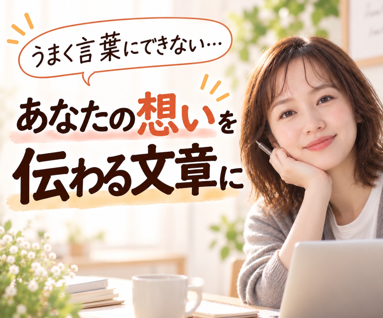 あなたらしさが伝わる文章・記事を丁寧に作成します HP・ココナラサービス紹介・ブログ等｜想い×お客様目線で作成 イメージ1