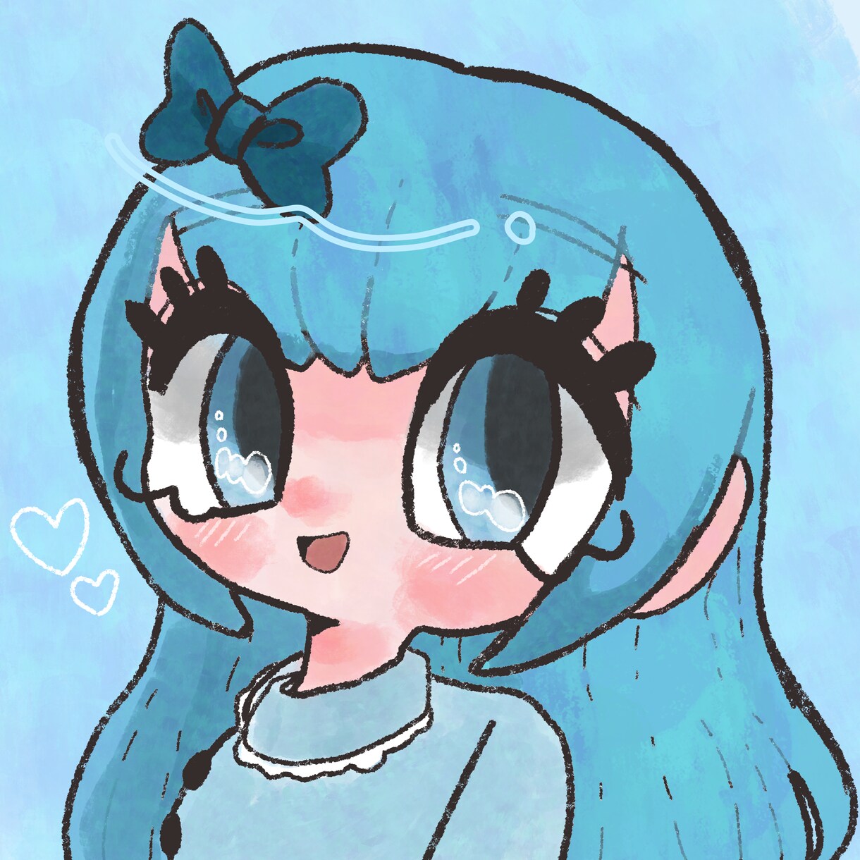 SNSアイコンなどを描かせていただきます 鉛筆で描いたような優しいタッチで描きます！ イメージ1
