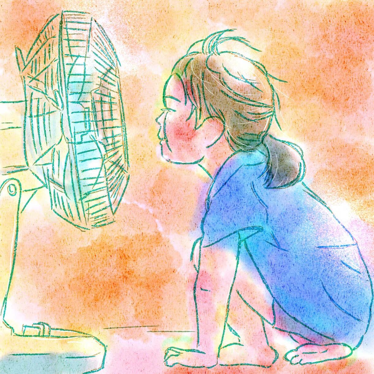ほっこり似顔絵お描きします ほっこり水彩画・クレヨン風イラスト イメージ6