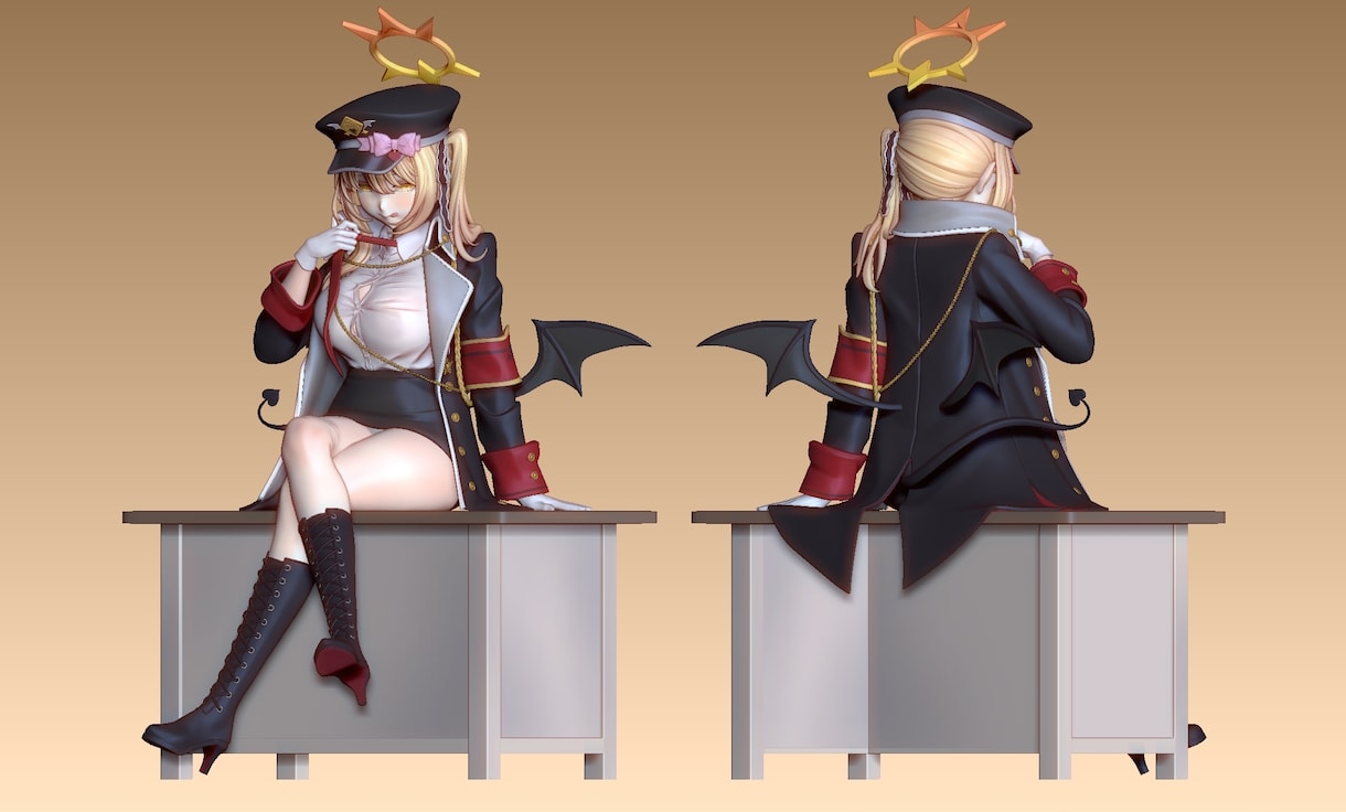 フィギュアの3D原型データを作成します ハイクオリティのフィギュア用原型を制作します！ イメージ4