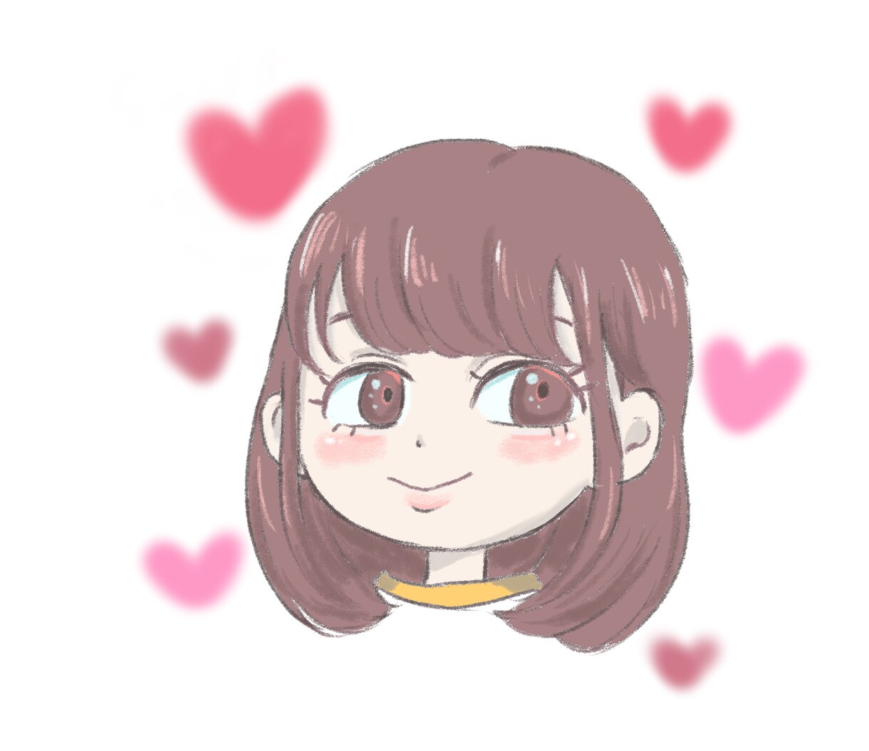 アニメ風タッチでSNS用アイコン、似顔絵描きます ファンタジーな場所での似顔絵描きます イメージ5