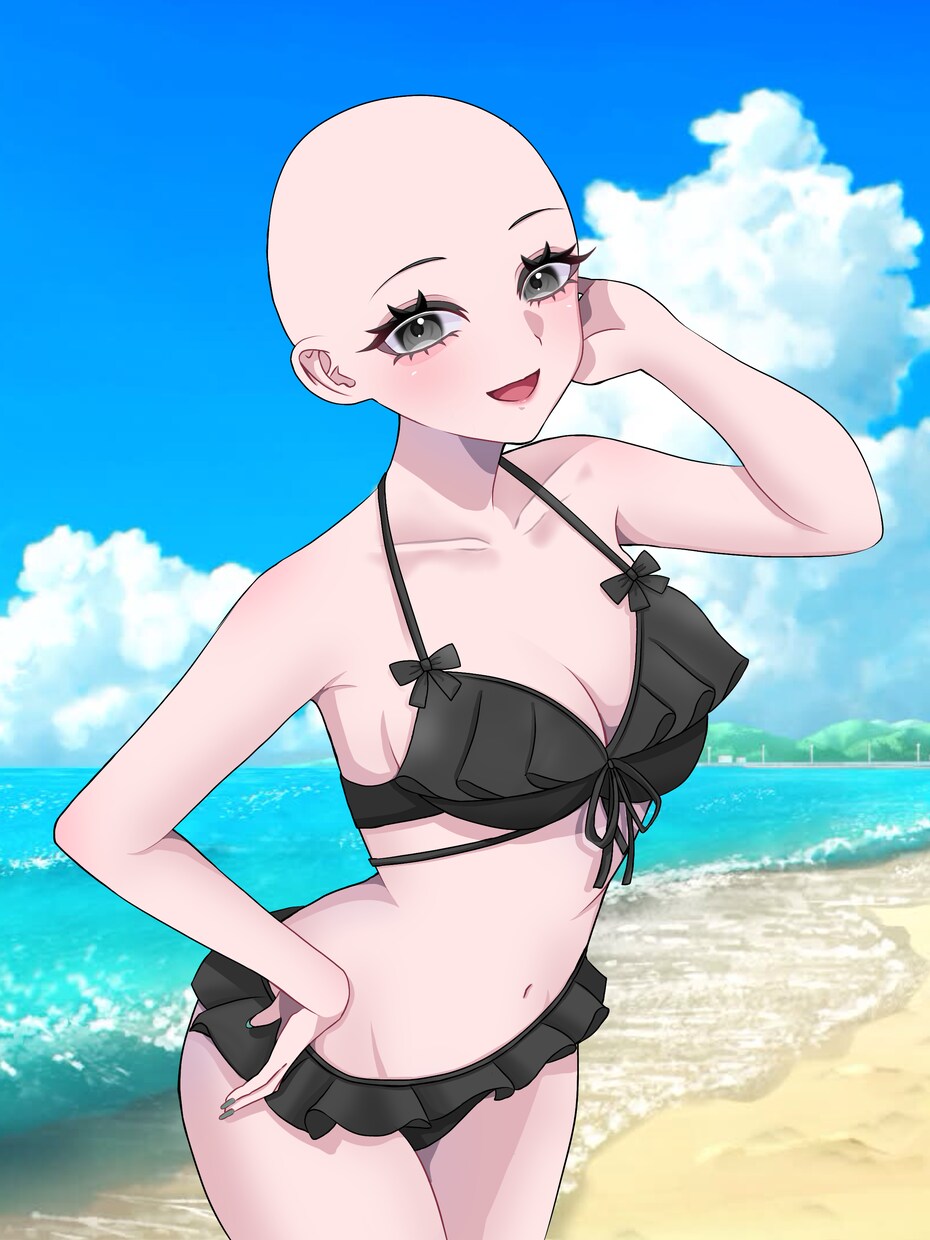 水着イラスト描きます 安価で1枚絵が依頼できる！！！ イメージ2