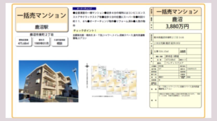 ココナラ限定投資家向け★5件収益不動産を紹介します プロの不動産運用者が、依頼者様の条件に合う物件を厳選して紹介 イメージ4