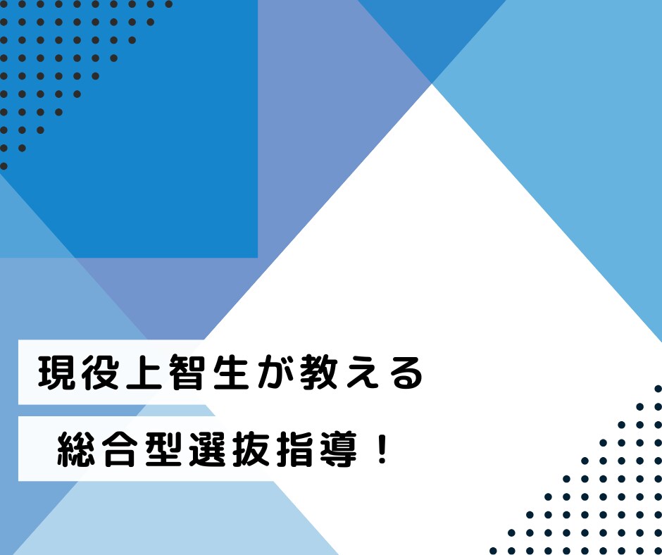 総合型選抜に必要な文章を徹底的に添削指導します GMARCH以上合格多数！総合型選抜のご相談はこちらまで！ イメージ1