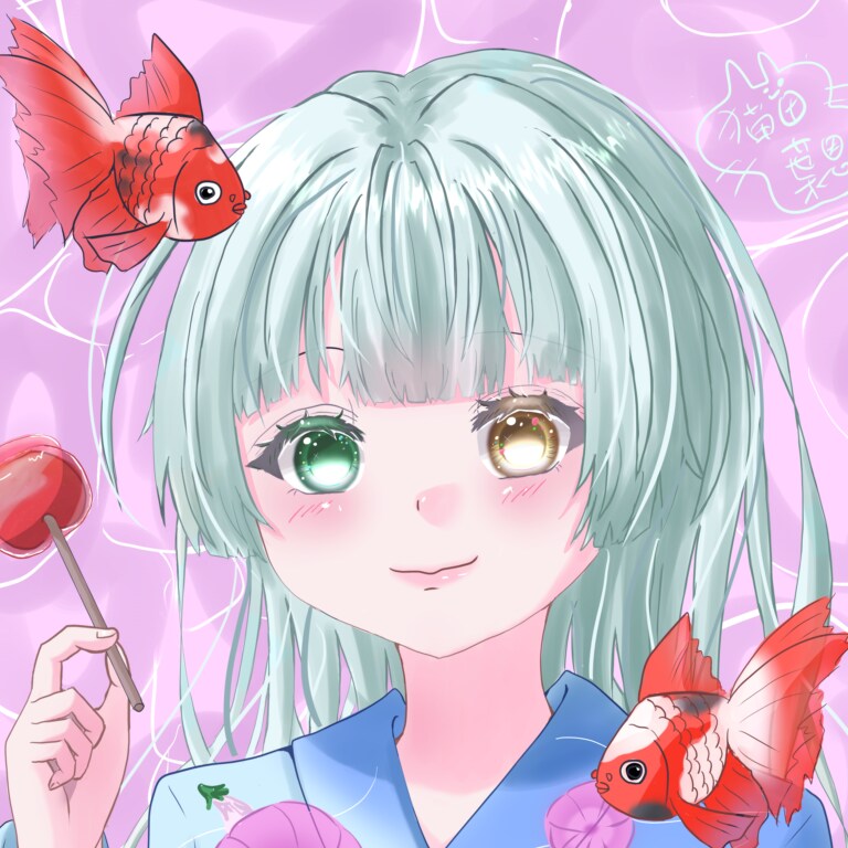 あなただけの可愛いアイコン描きます 優しい雰囲気でキラキラ可愛い女の子、可愛い男の子かけます。 イメージ3