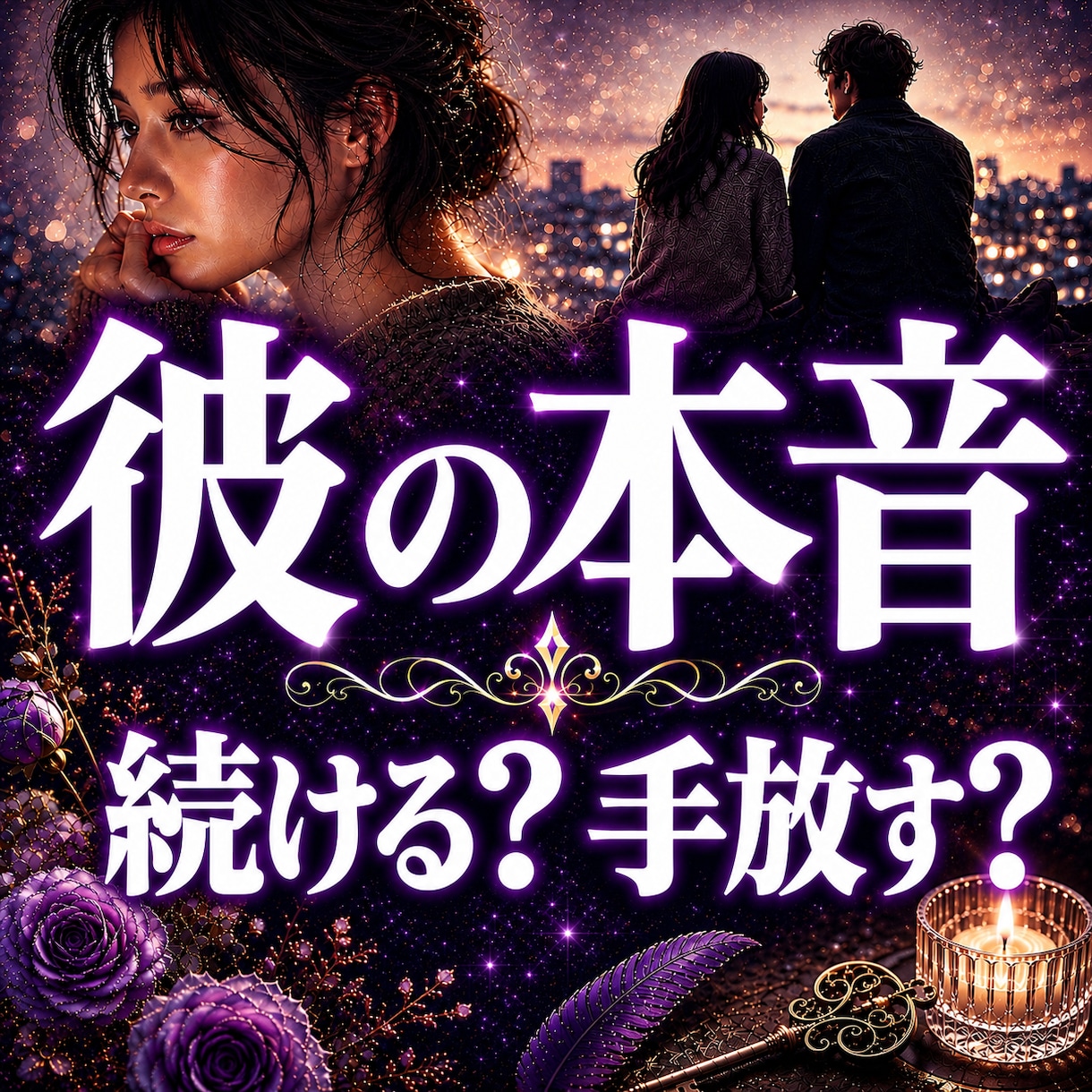 禁断の恋の本音をお伝えします 続けるべきか手放すべきか/彼の本音と今後の流れを深視解読 イメージ1