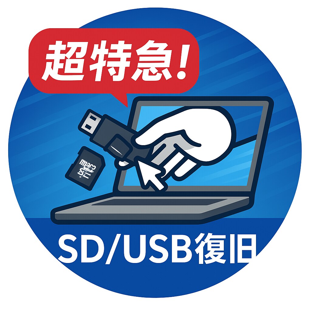 超特急 SDカードリモート復旧 今 復旧します あなたのPCにリモート接続 直接今から復旧いたします。 イメージ1
