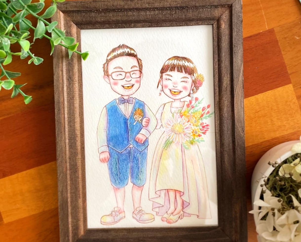 かわいい♡ミニキャラ風イラストお描きします 笑顔を届ける贈り物、想い出のインテリアにぴったりです✾ イメージ5