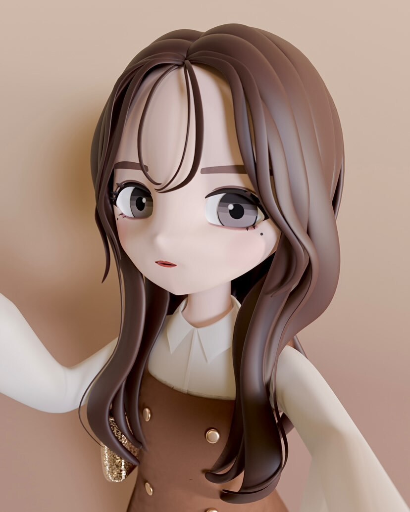 オリジナルイラストを3D化します ご相談内容に沿って3DCG化いたします イメージ1