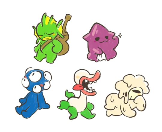 動物・モンスターデフォルメイラストを描きます 可愛い人外系のデフォルメイラストならお任せください！ イメージ6