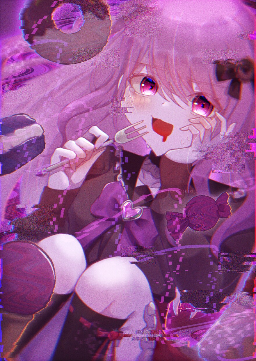 キラキラかわいいイラスト作成します 活動用にも個人用にも！最安値で描かせていただきます！ イメージ1
