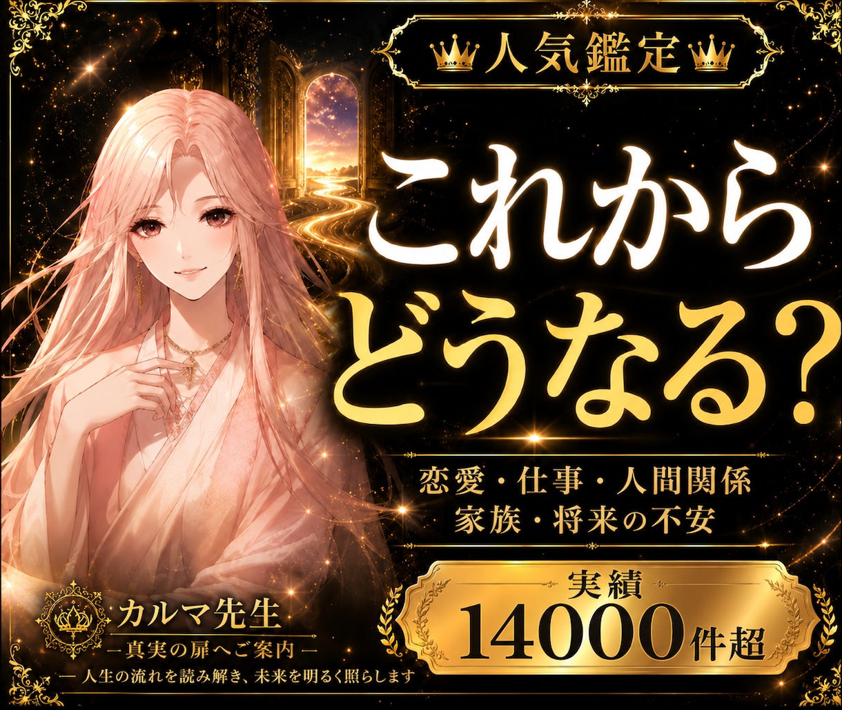 まとまらない悩みと今後の流れを霊視します ◆恋愛・仕事・人間関係が重なった悩みも一緒に紐解きます イメージ1