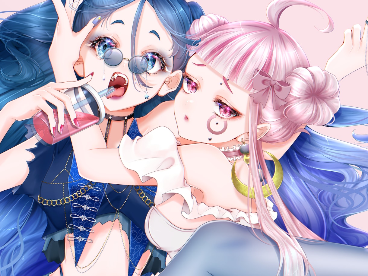オリジナルの立ち絵お描きします キャラクターデザインから描き起こし、新調までお任せください！ イメージ1