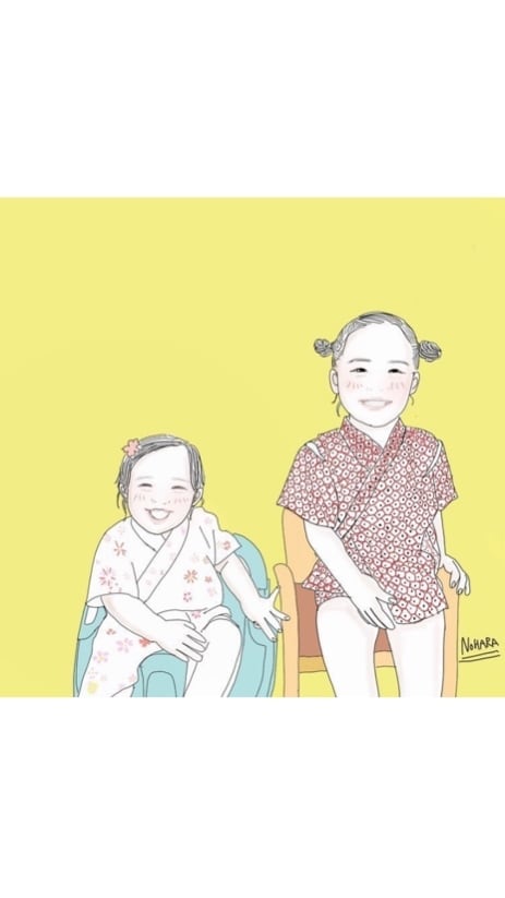 お洒落でそっくり♡思い出イラスト描きます 【5人限定3,000円☆】結婚式場、SNS、自宅でも映えます イメージ7