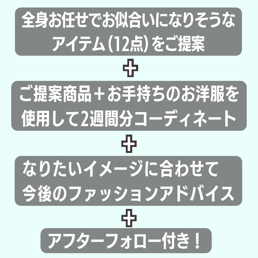 12アイテムご提案＋14コーディネートいたします ◆2025年こそ最短垢抜け！トータルご提案で即オシャレに◆ イメージ2