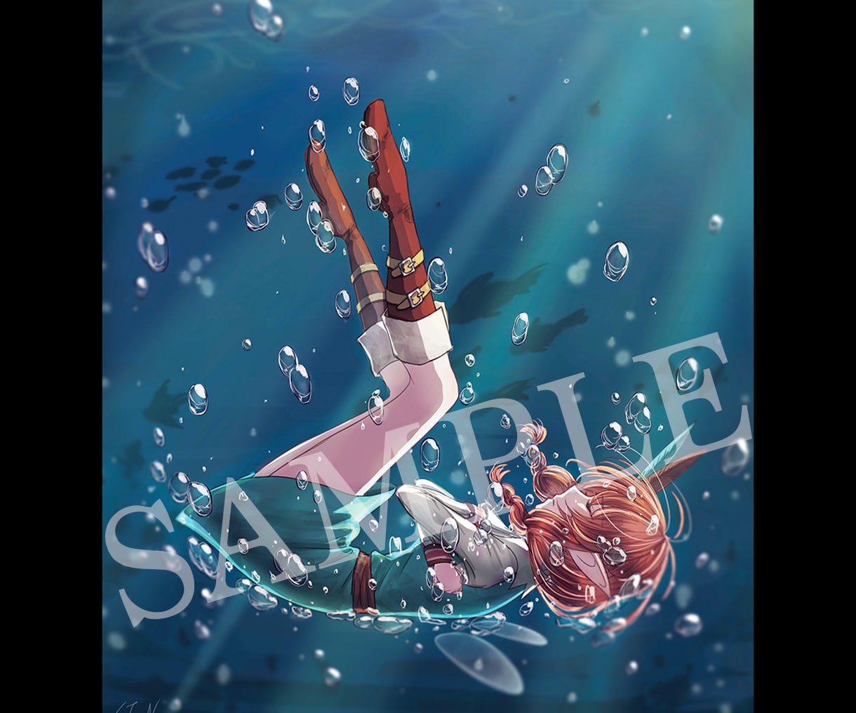 温度や空気を感じる一枚絵、描きます 【光と透明感が特徴、あなただけの1枚を】 イメージ4