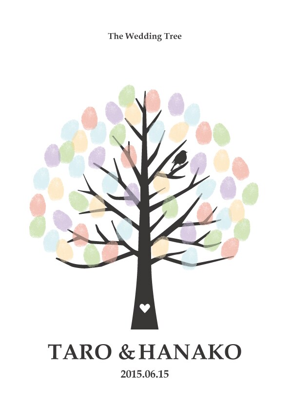 【ウェディングツリー】結婚披露宴や２次会の受付に！ゲスト参加型のアイテムを取り入れておもてなし♪ イメージ1
