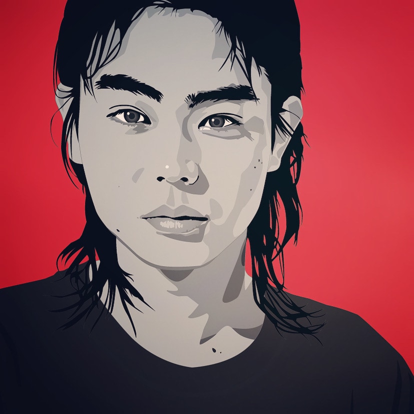 お写真より渋くリアルなアート風イラスト描きます 格好良くお洒落に　高画質かつ10×10㎝納品！高コスパ イメージ7