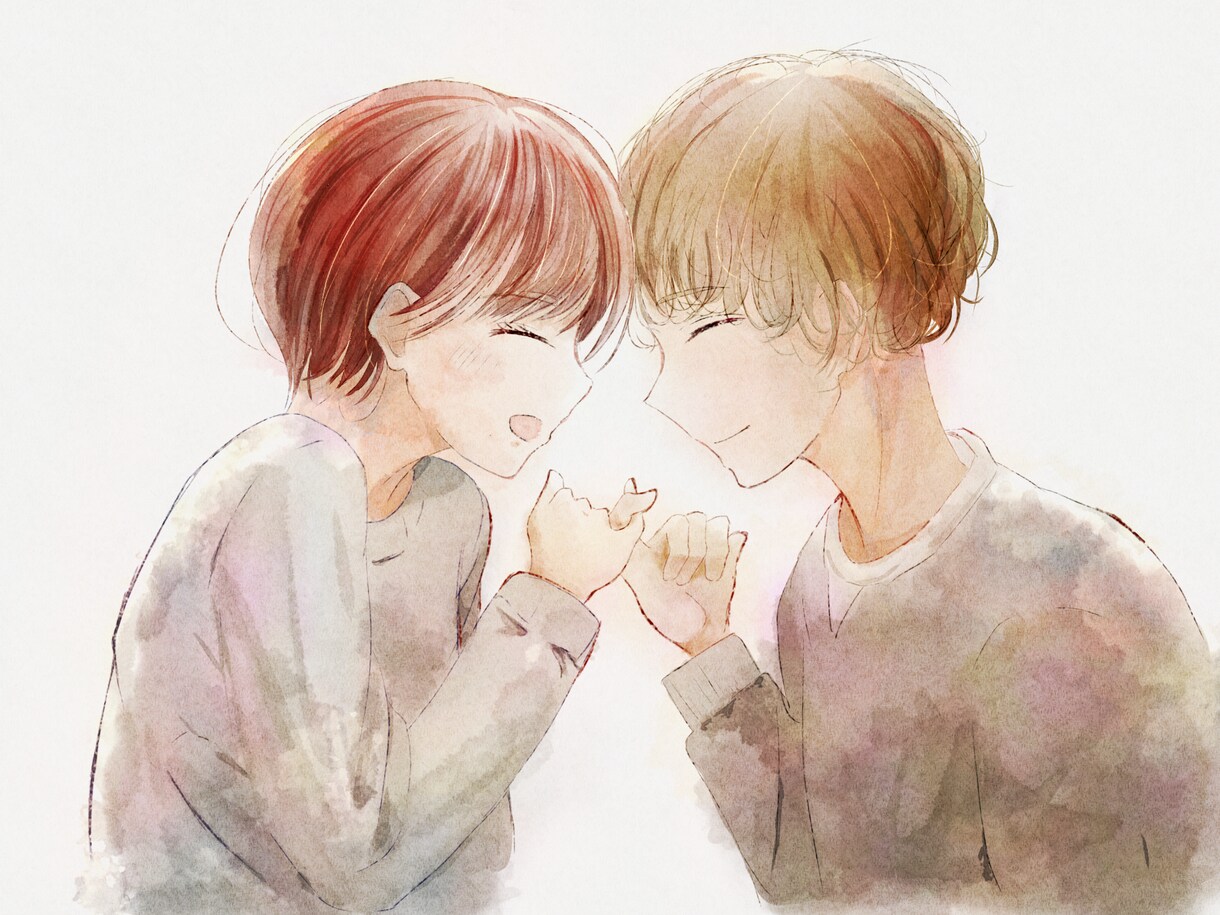水彩風イラスト描きます 水彩塗りで柔らかなアイコン、1枚絵、夢絵等描きます！ イメージ4