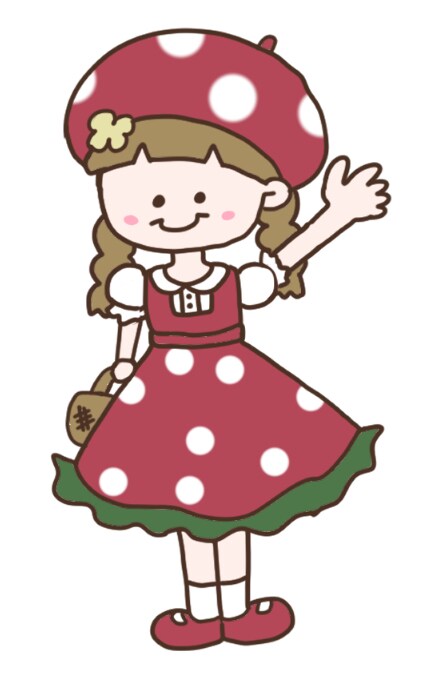 LINEスタンプに使えるイラストを作ります いちごとさくらんぼの妖精イラスト イメージ6
