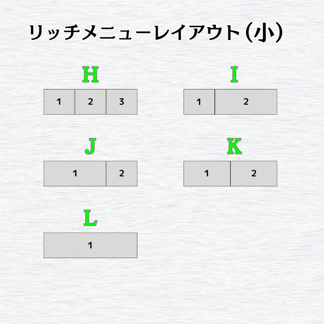 オプション無し！LINEリッチメニュー作成します オリジナルメニューで活用数UP！安くで作成いたします！ イメージ3