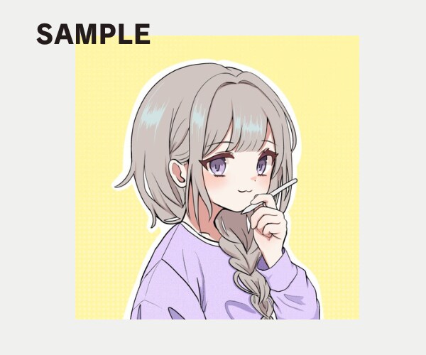 商用OKスッキリかわいいアニメ風アイコン制作します X,SNSアイコン,アイキャッチ,ブログ,サムネイル等 イメージ8