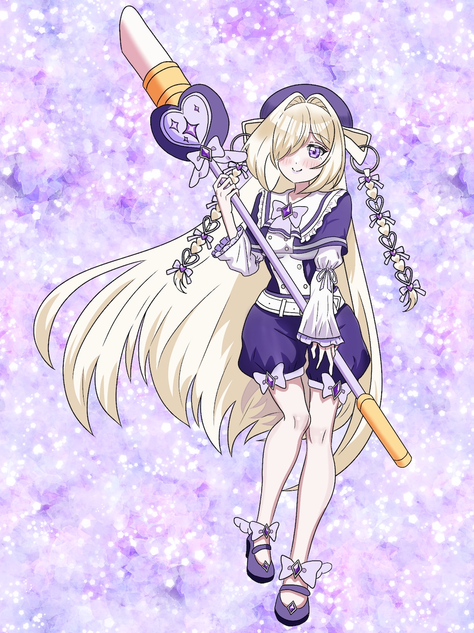 可愛い女の子の立ち絵イラスト描きます ​【表情差分3種付き】2,500円でサクッと作成！ イメージ2
