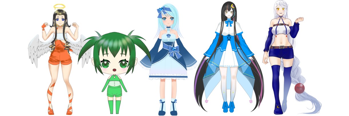 線画へ彩色致します 頂いた線画に対し彩色させていただきます イメージ4