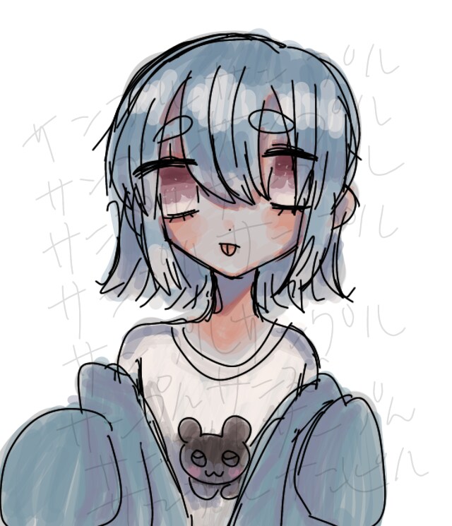 ふわっとした絵柄のSNSのアイコン描きます 似顔絵、人物追加、人形を持たせるなど。まずはご相談ください イメージ1