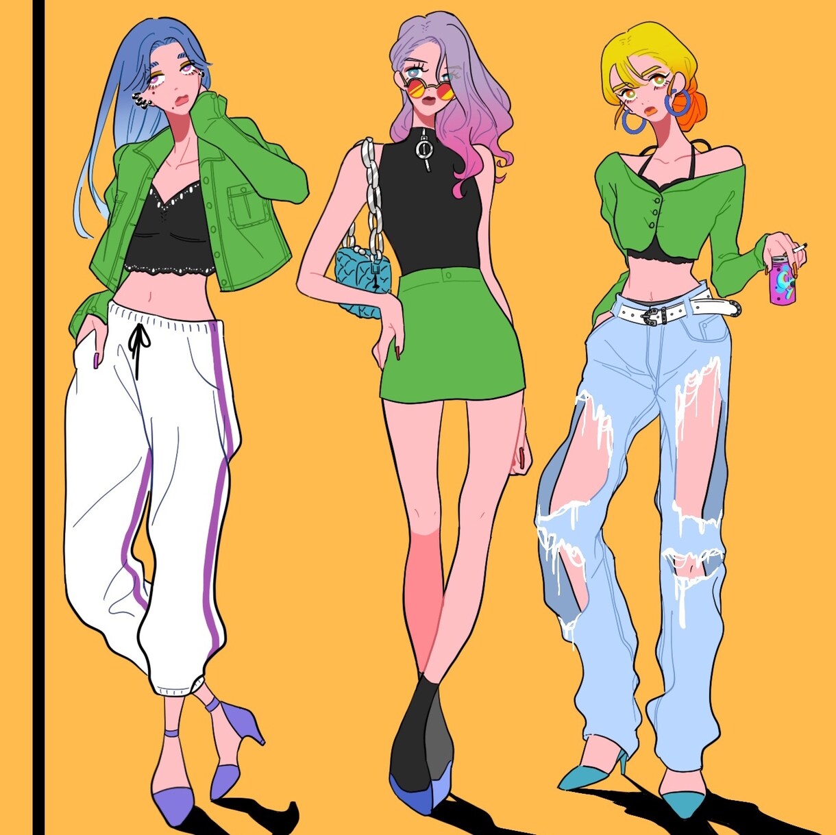 イラスト全般制作承ります アイコン/ヘッダー/MV/グッズ/表紙/幅広く対応いたします イメージ6