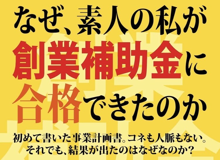 創業補助金に合格した事業計画書を提供します 創業補助金や事業計画書の書き方で悩んでいるあなたへ イメージ1