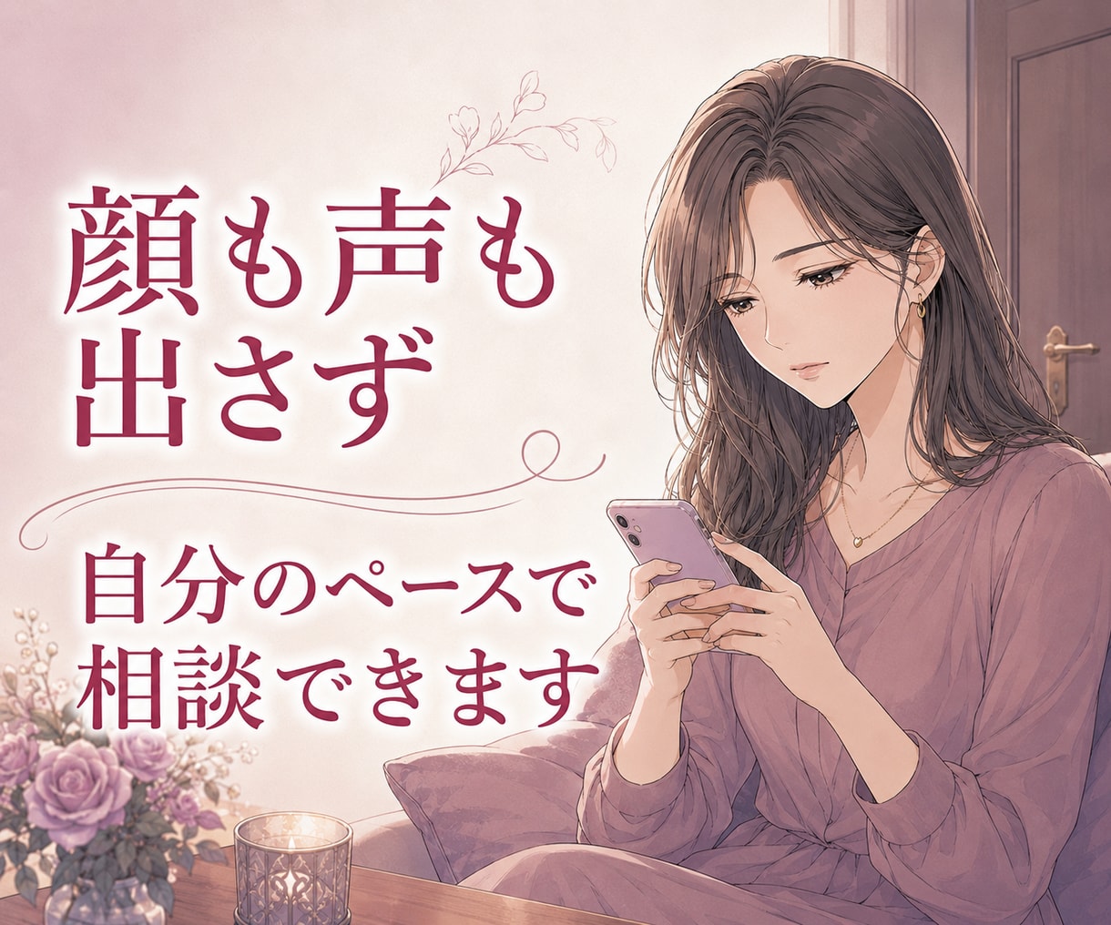 女性限定｜誰にも話せない恋愛事情をお聞きします 複雑な関係も否定せず、男性目線を交えて一緒に整理します イメージ8