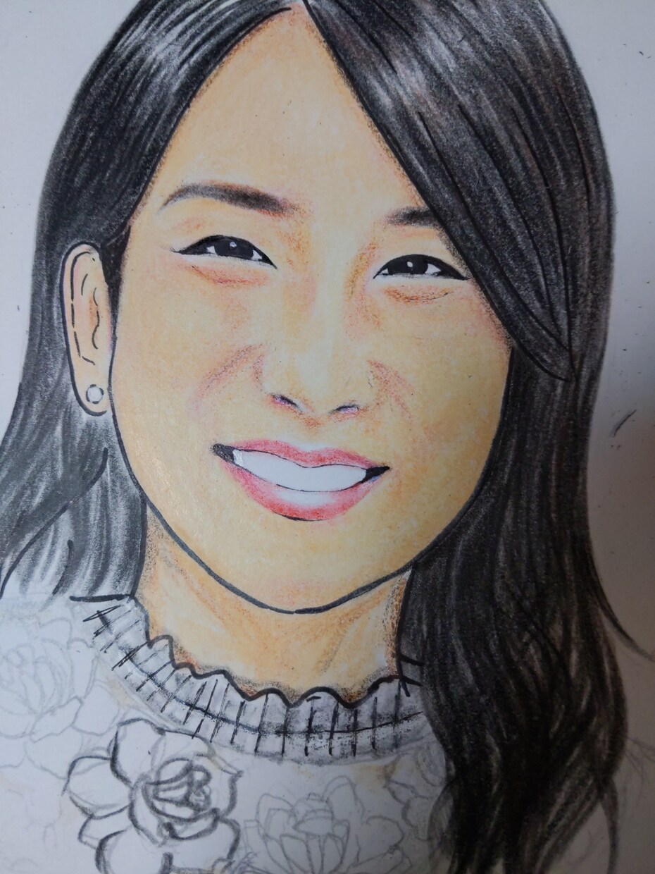 記念の似顔絵を制作いたします 【結婚記念日、米寿、金婚式など】家族等の思い出を作りたい人へ イメージ6