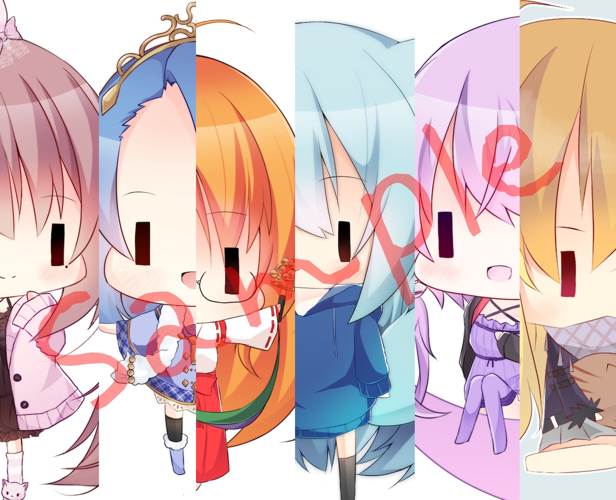SDキャラ・立ち絵描きます SDキャラで動画用立ち絵や素材、アイコン描きます イメージ3