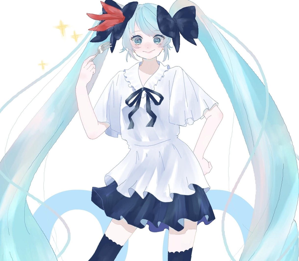 歌ってみた・動画サムネ向け一枚絵描きます あなたのオリキャラやVモデルの魅力を存分に引き出した絵を！ イメージ3