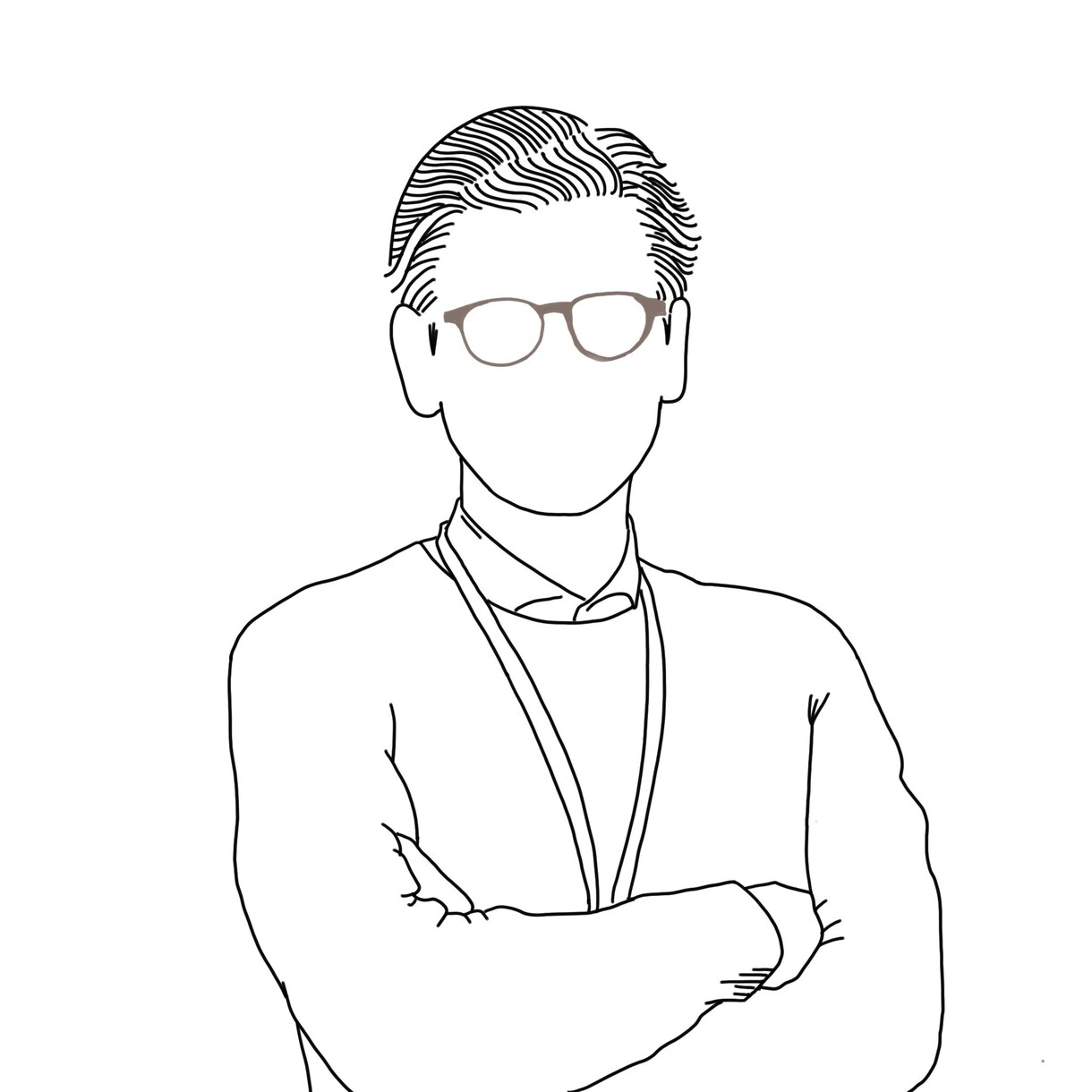 商用利用可！シンプルで個性のあるアイコンを描きます 写真を元にSNS等のアイコンに。色の追加も可能です。 イメージ3