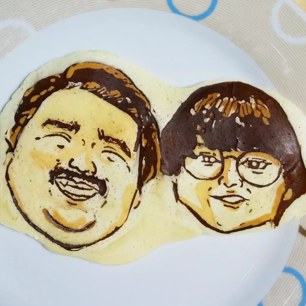 パンケーキに似顔絵描きます パンケーキアートで似顔絵イラストを描き、撮影します！ イメージ7