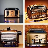 スチームパンク風なトースターをCGで制作しています Illustration of a toaster イメージ3