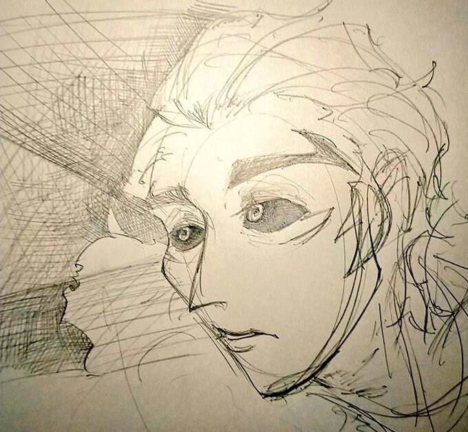 鉛筆絵を描きます なんでも好きなキャラクターを描きます イメージ4