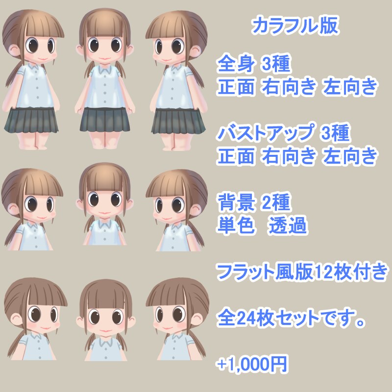 SNSやブログなどのアイコンを描きます ふんわりカワイイSDキャラクターのアイコンセットです。 イメージ3