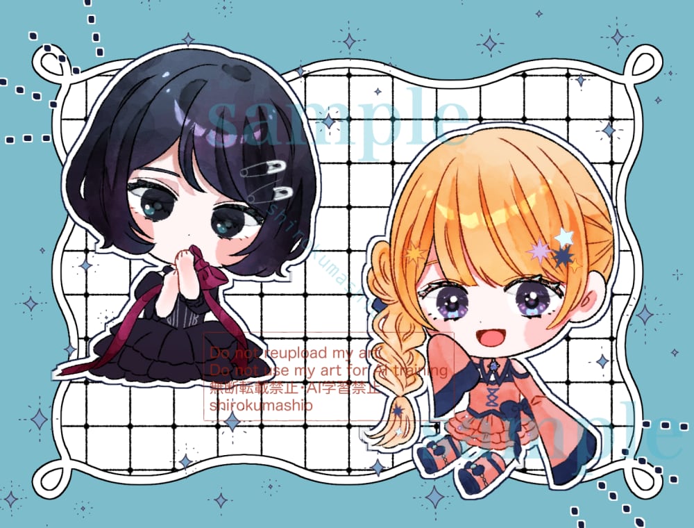 ふんわりかわいい♪ミニキャライラスト描きます キュートなミニキャラ♪デフォルメイラスト♪ イメージ5