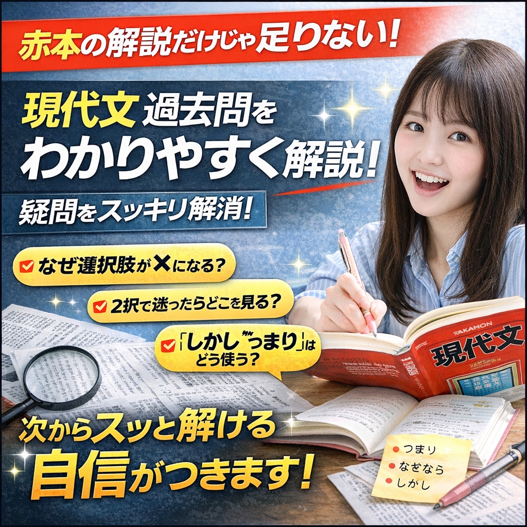 私大・共通テストの現代文過去問を完全解説します 「わからない」を「わかる！」に変える、あなた専用の解説！ イメージ1