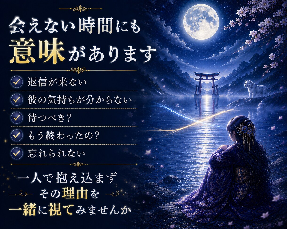 音信不通のお相手とご縁の今を霊視します 沈黙の裏側で、ご縁がどう動いているかを視ます イメージ2