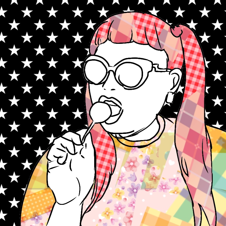 マスキングテープで似顔絵描きます マスキングテープ風に色を付けて仕上げます♪ イメージ3