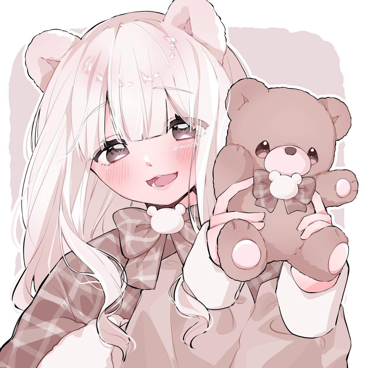 サムネやアイコンに使える可愛いイラストを作成します SNSなどに使用できる胸上のイラストを作成します！ イメージ1