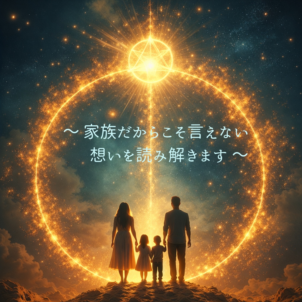ご家族に関するお悩みを鑑定します ご家族だからこそ言えない想いを読み解きサポートします イメージ2