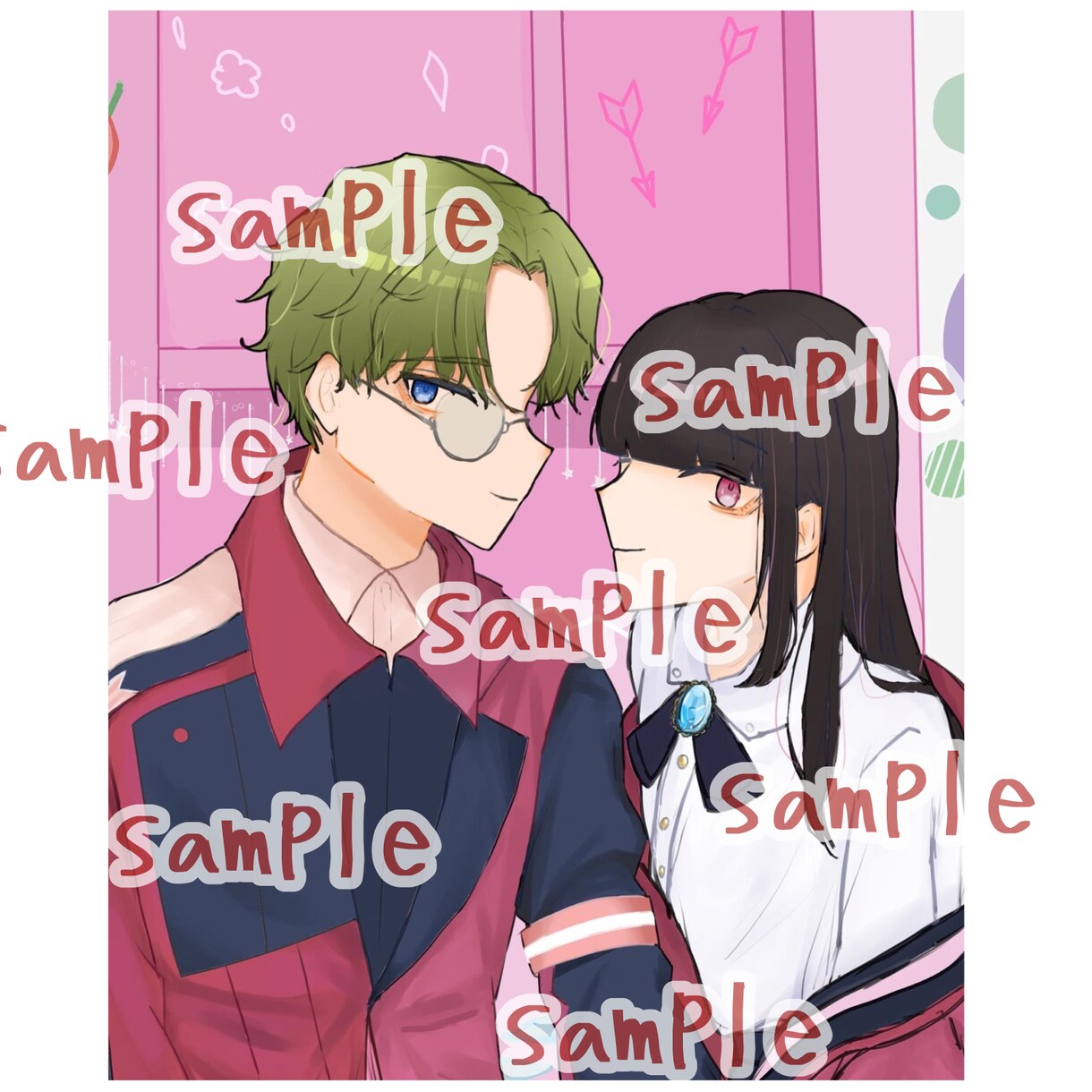 イラスト描きます 夢女子様向けご期待に添えるよう誠心誠意を込めて イメージ2