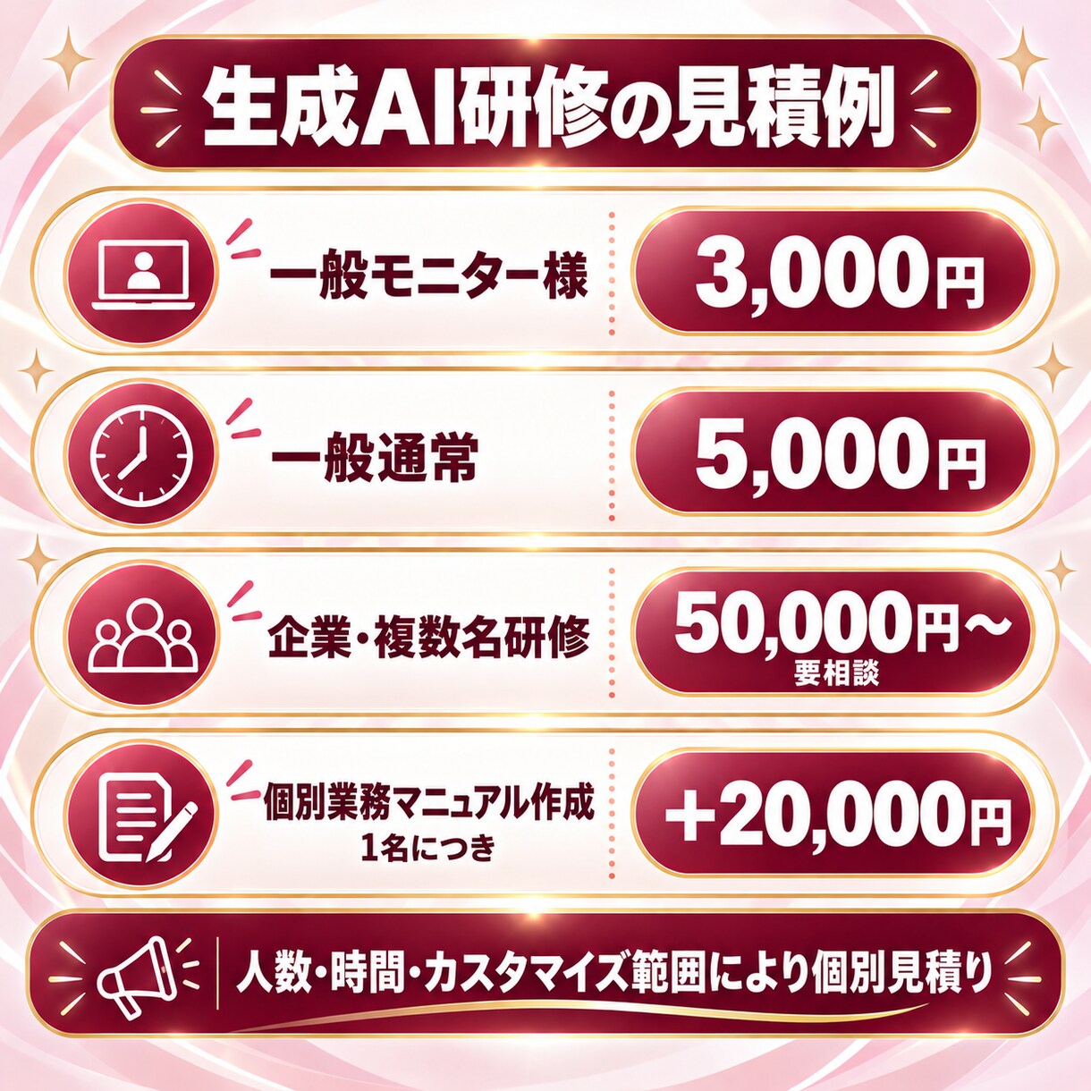 美容クリニック向け生成AI研修を行います 現場・バックオフィスの両方で使える事例を解説 イメージ5