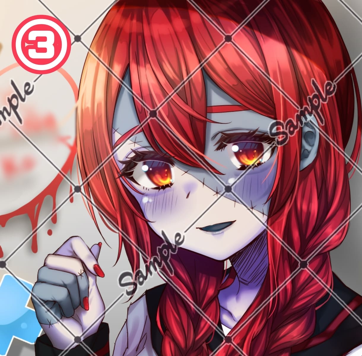 SNSアイコン♡きゅるっと可愛いイラスト制作します とびきりkawaiiをお届けできるよう精一杯尽力いたします！ イメージ3